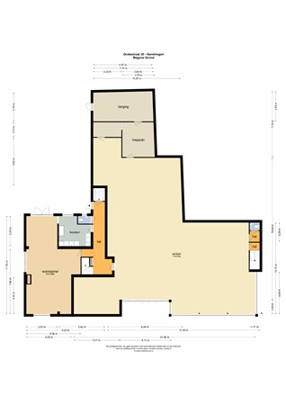 Floorplan - Grotestraat 30, 7081 CG Gendringen